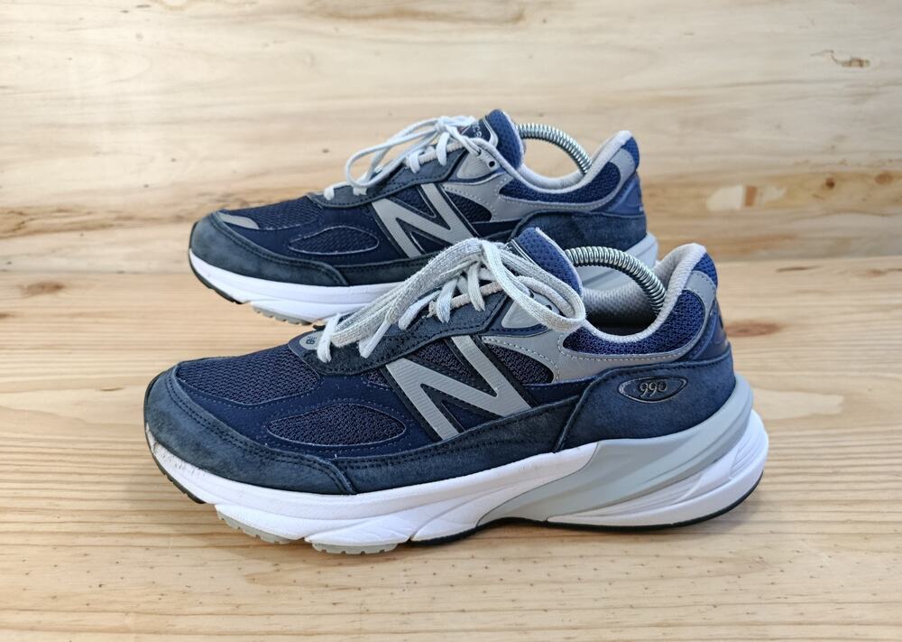 New Balance 990v6 Made in USA Navy M990NV6 Size 9.5 D Mens Sneakers Pre-Owned